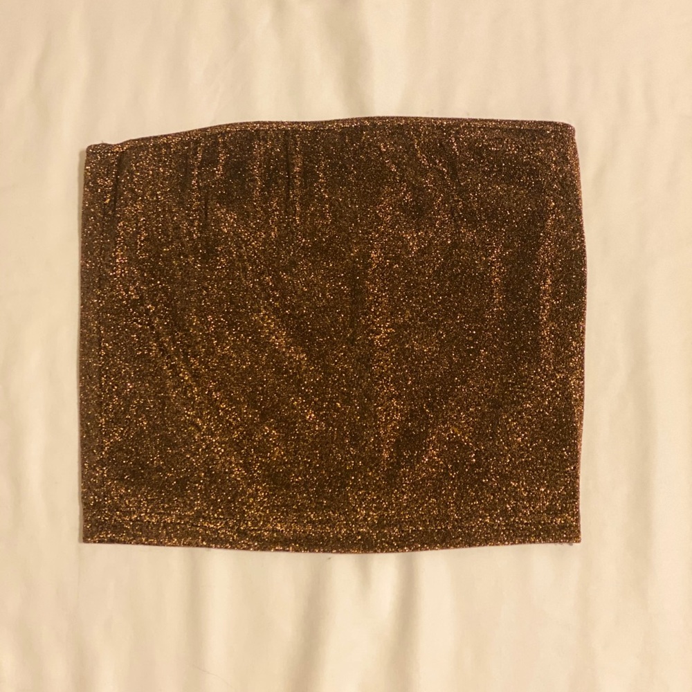 Shimmery Bronze Forever 21 Tube Top